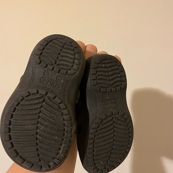 COPY - Black Mary Jane toddler crocs. - Picture 2 of 2